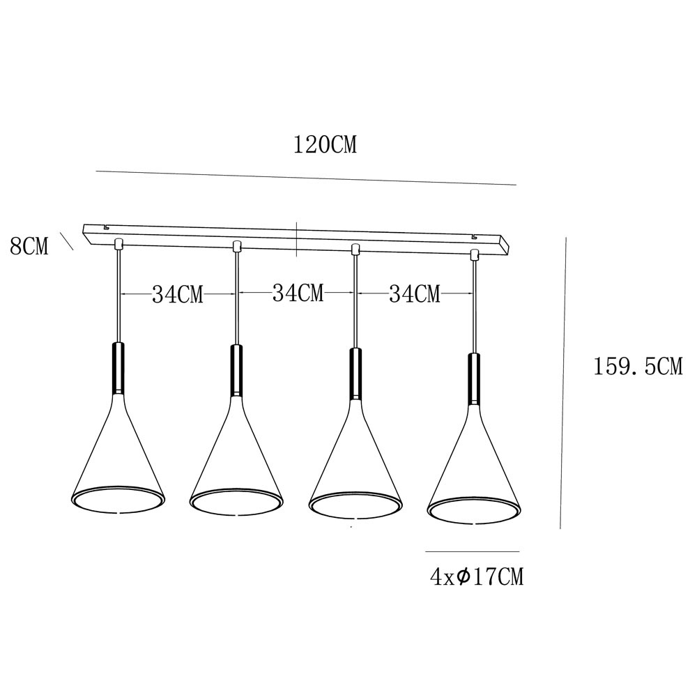 Подвесной светильник Lucide Gipsy 35410/04/31
