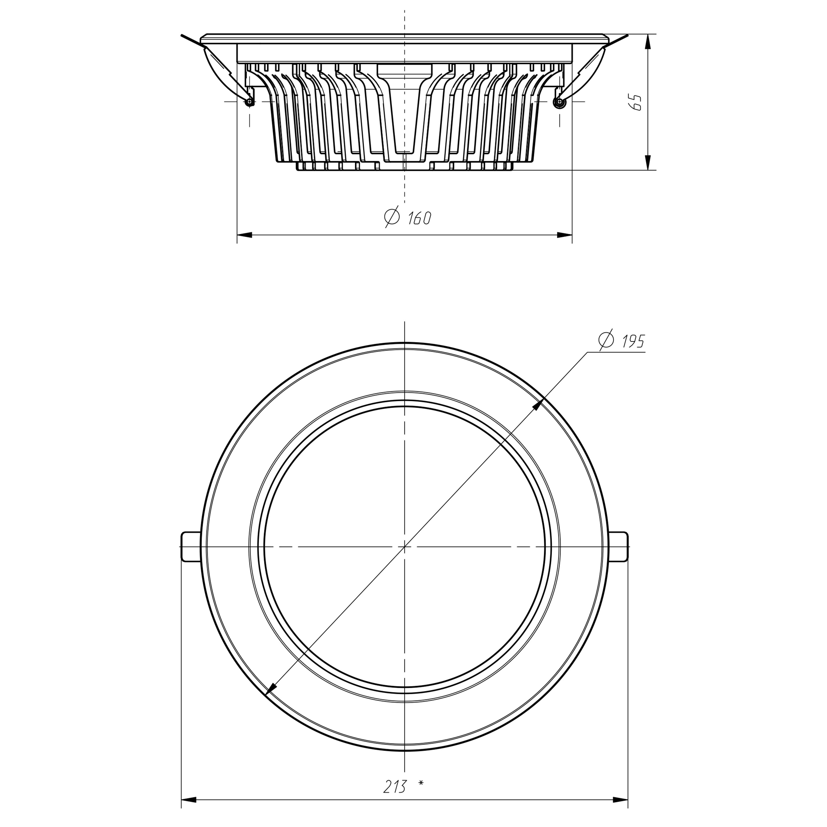 Встраиваемый светильник Эра SDL-10-90-30K-W30 Б0049699