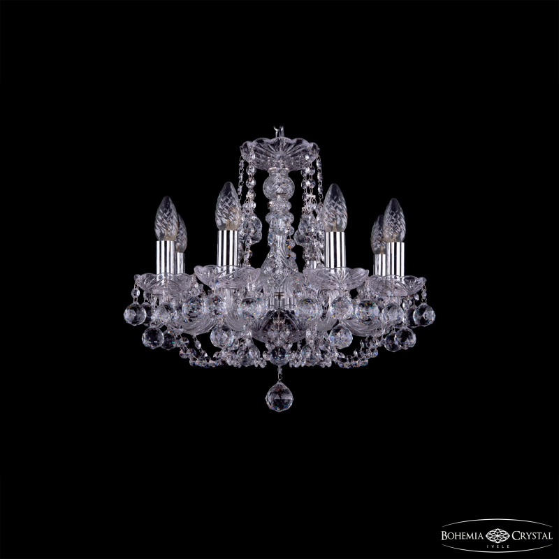 Подвесная люстра Bohemia Ivele Crystal 1406/8/141 Ni Balls