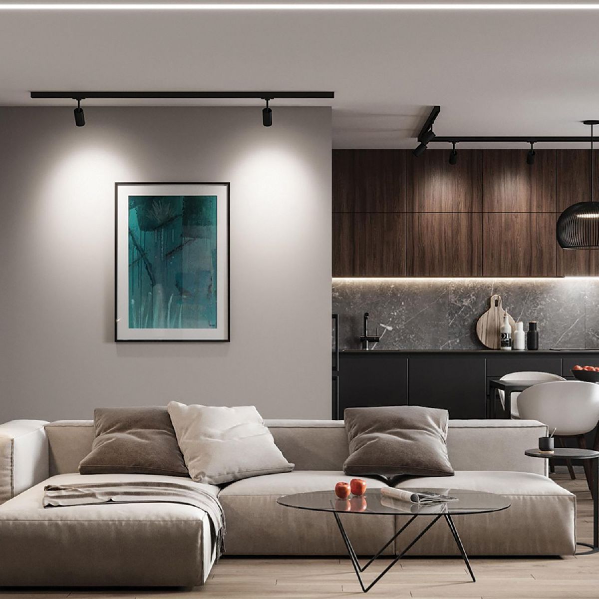 Трековый трехфазный светильник Feron AL103 MarketBright 51002