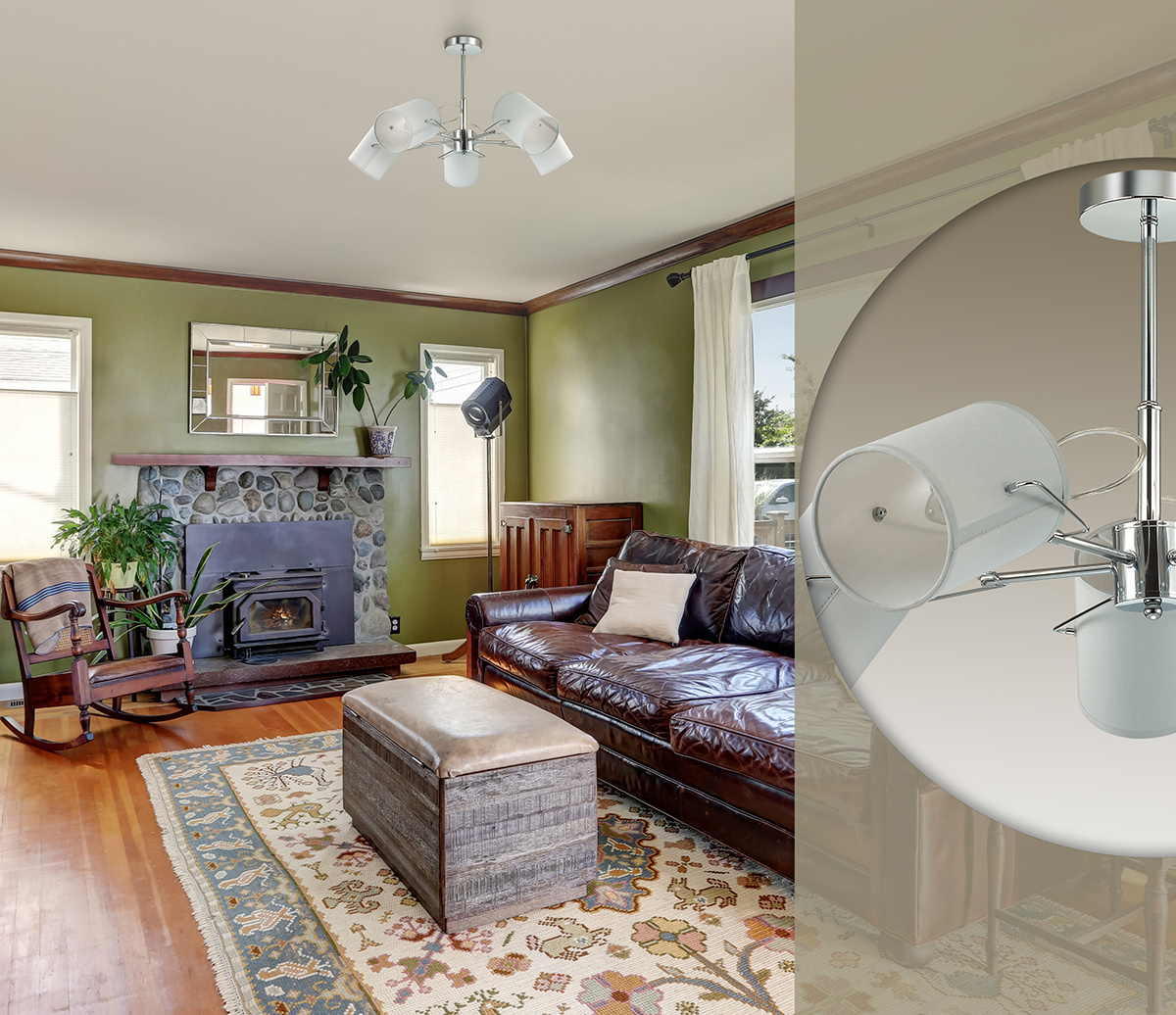 Потолочная люстра Lumion Visario 3522/5C