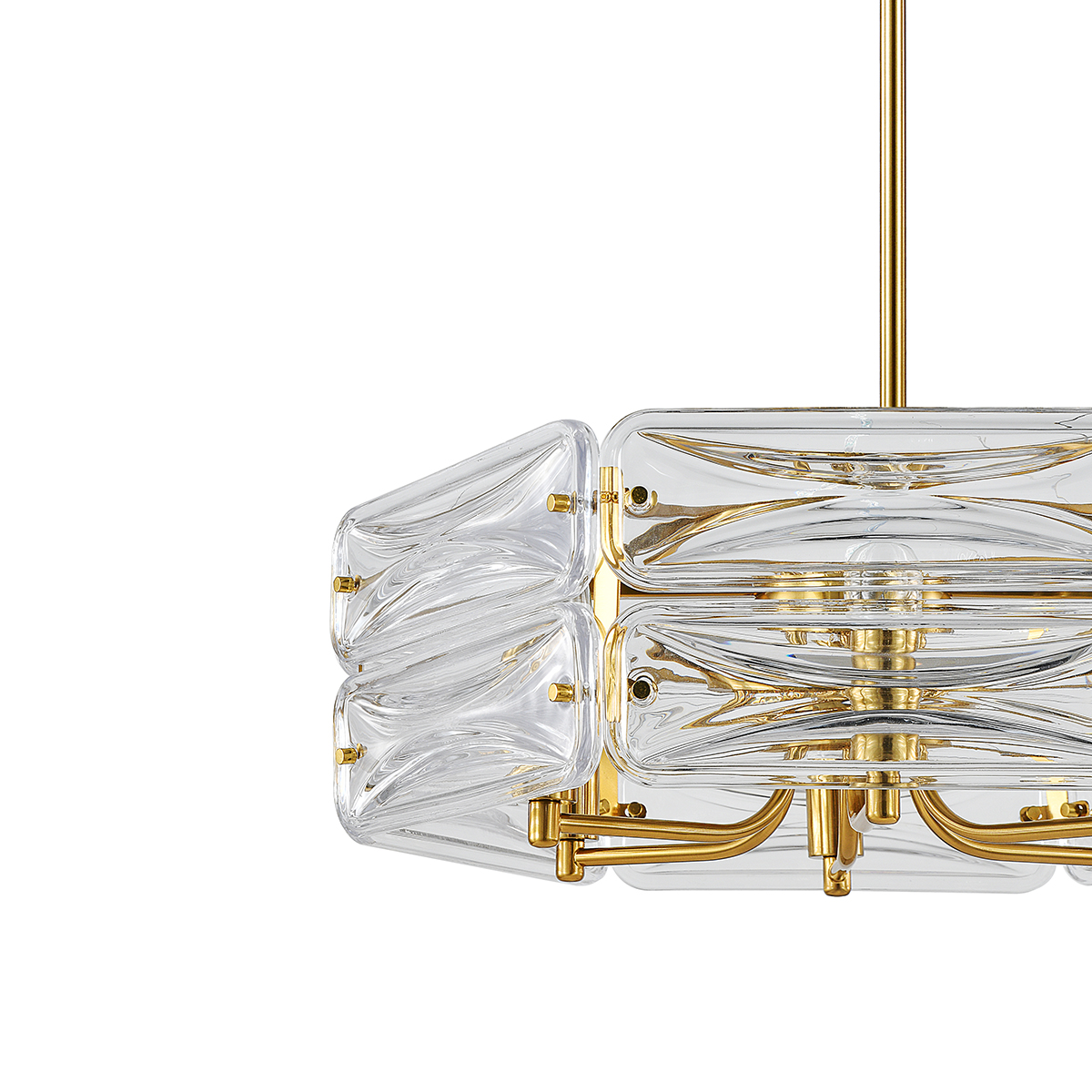 Подвесная люстра Indigo Zaffiro 12046/6P Brass V000500