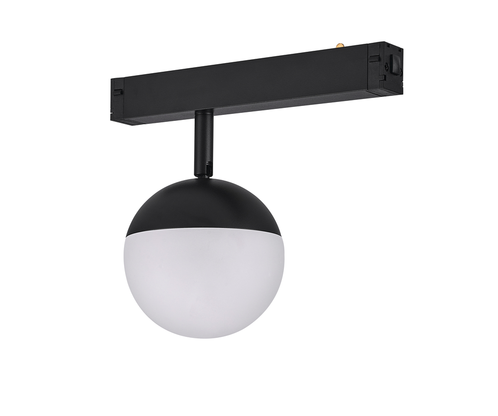 Трековый однофазный светильник AM Group AM529 BK-220V-9W SMART