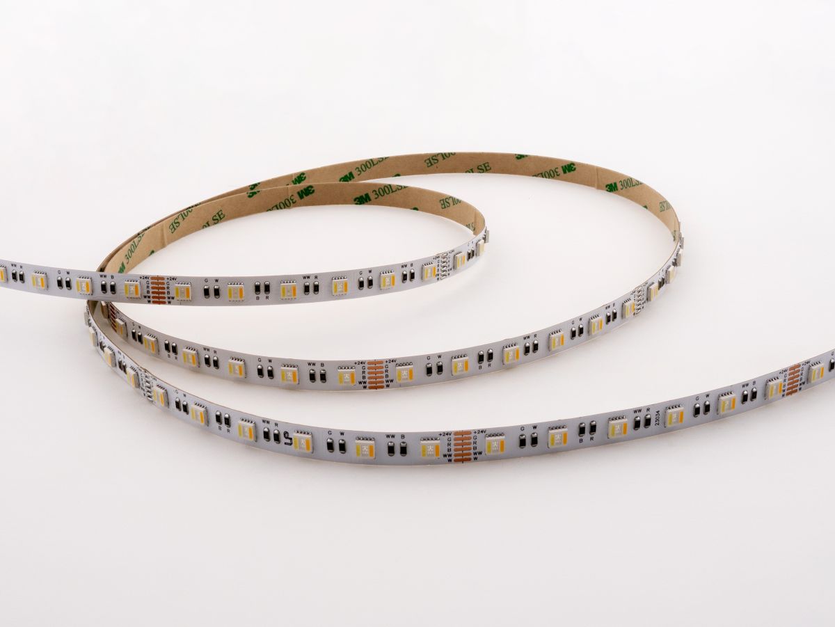 Светодиодная лента LEDS POWER 5050 60/м (19,2Вт/м) 24В RGB+CCT 005980