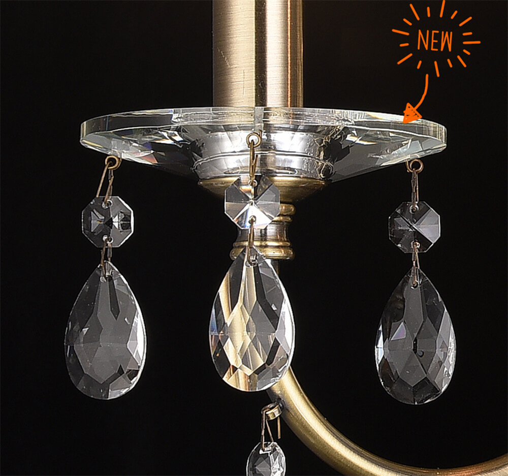 Бра Lumien Hall Хлоя 0015/2W-AB