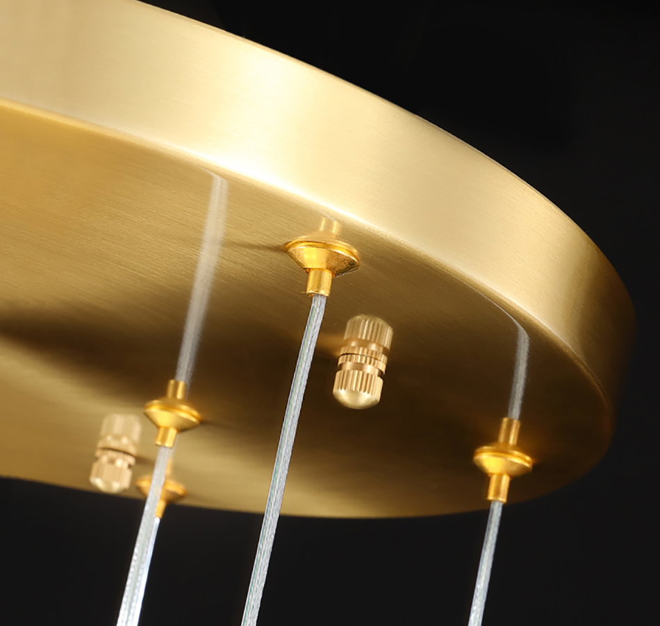 Подвесной светильник Delight Collection Crystal rock MD-020B-11 gold