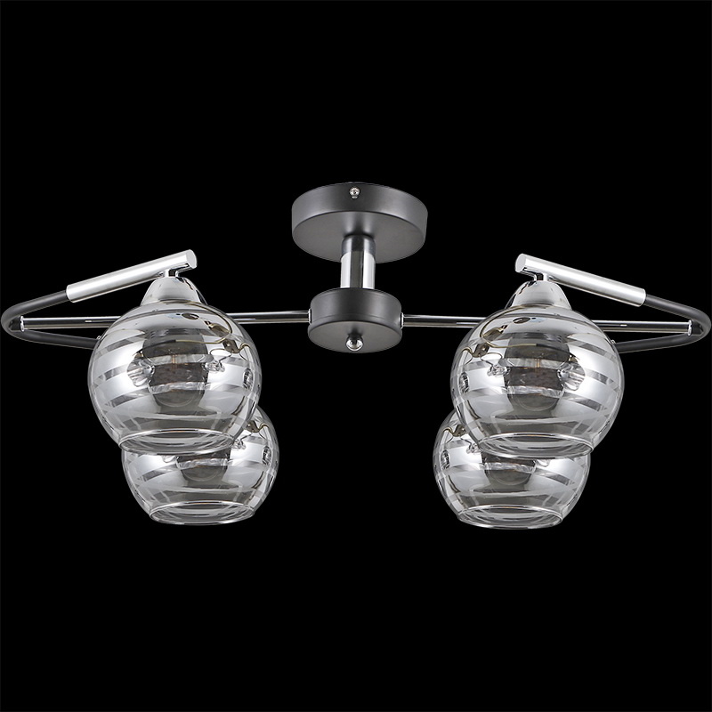 Люстра на штанге Illumico IL9801-4CSQ-79 CR BK