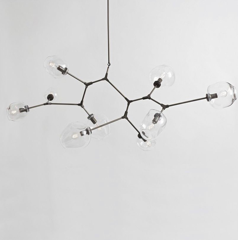 Люстра на штанге Elvan LU-113/6-Е27-Bl