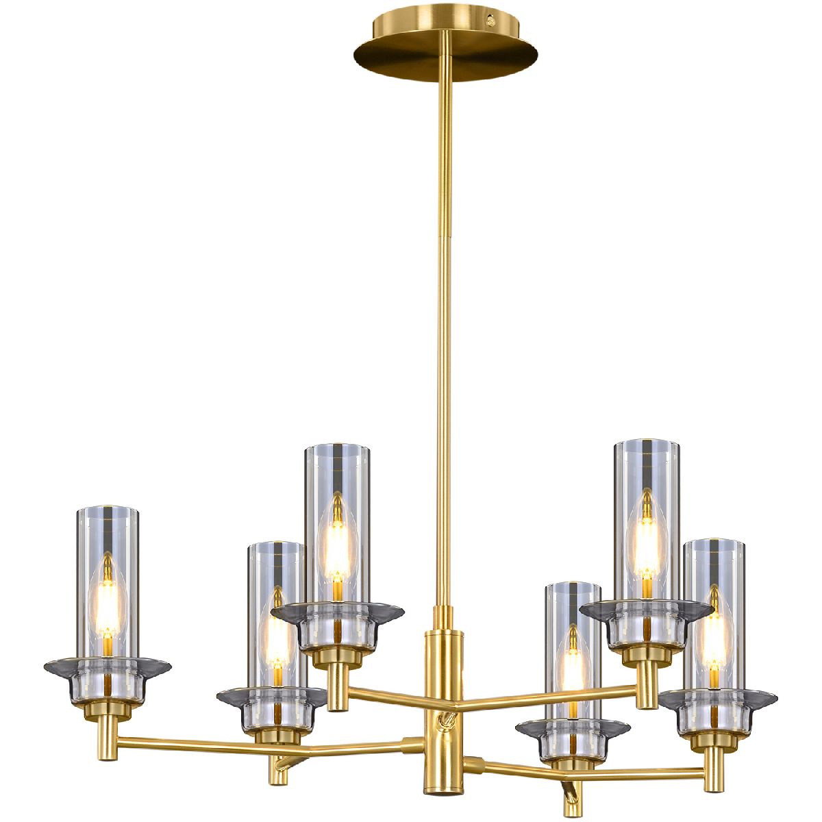 Люстра на штанге Illumico IL5216-6PLS-24