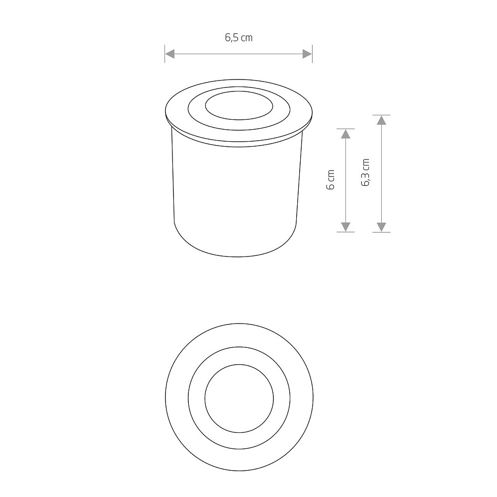 Уличный встраиваемый светильник Nowodvorski Circlet Led 8163
