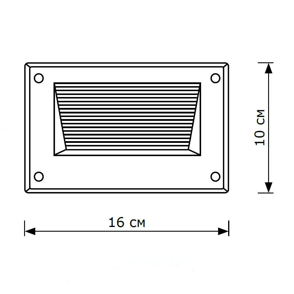 Уличный встраиваемый светильник LightHall Basalt LH062007