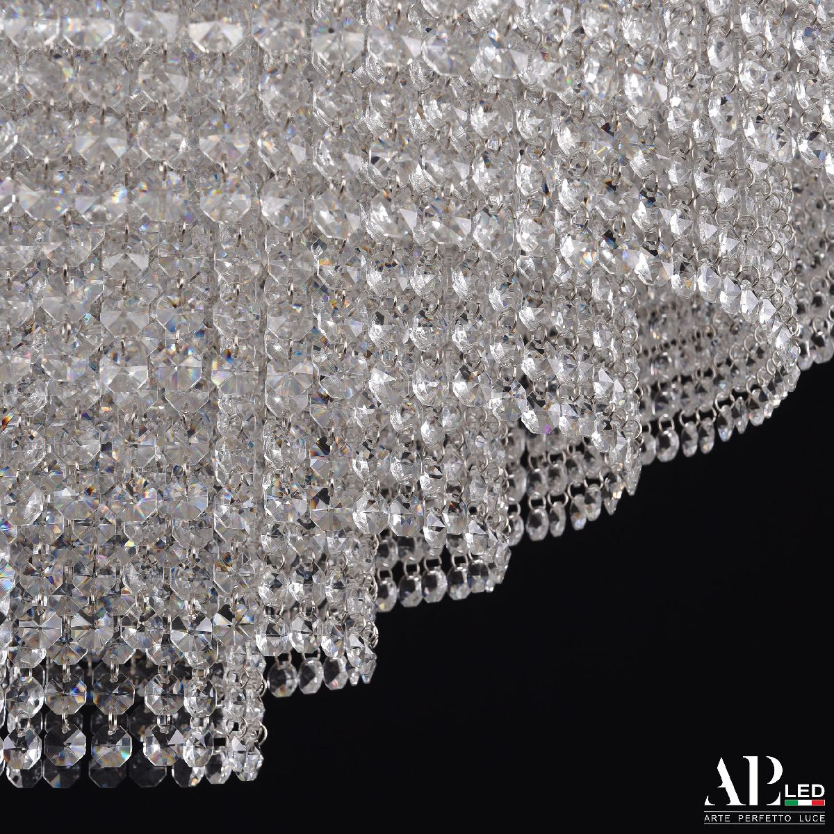 Каскадная люстра Arte Perfetto Luce Sicilia SH13.100.C.Ni.4000