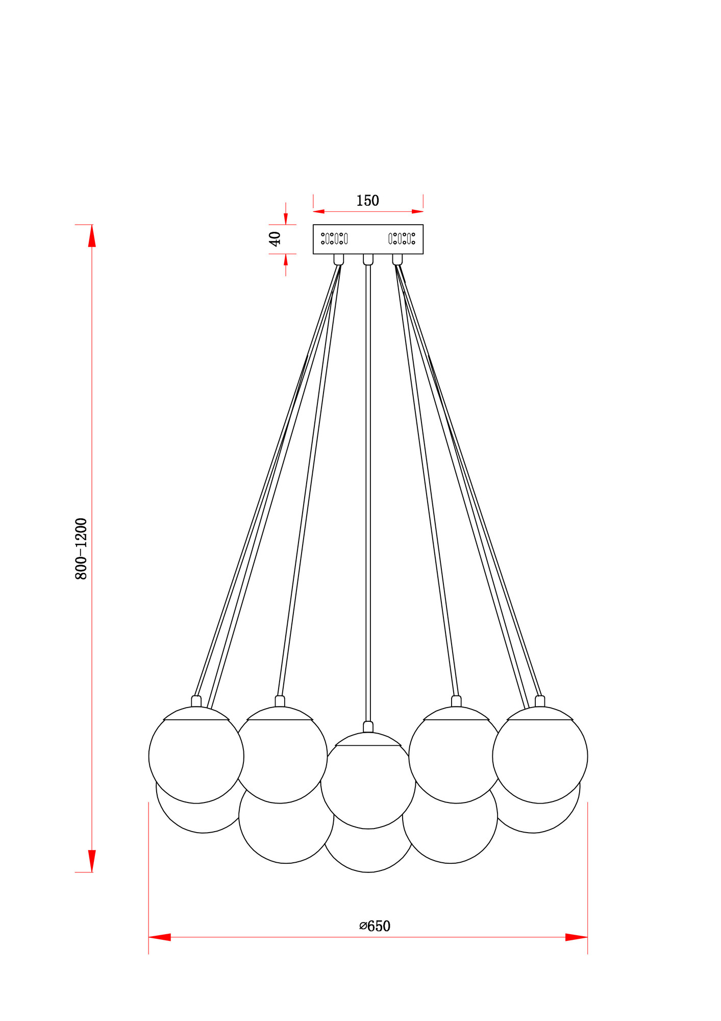 Подвесной светильник Freya Fiesta FR5231PL-19CH