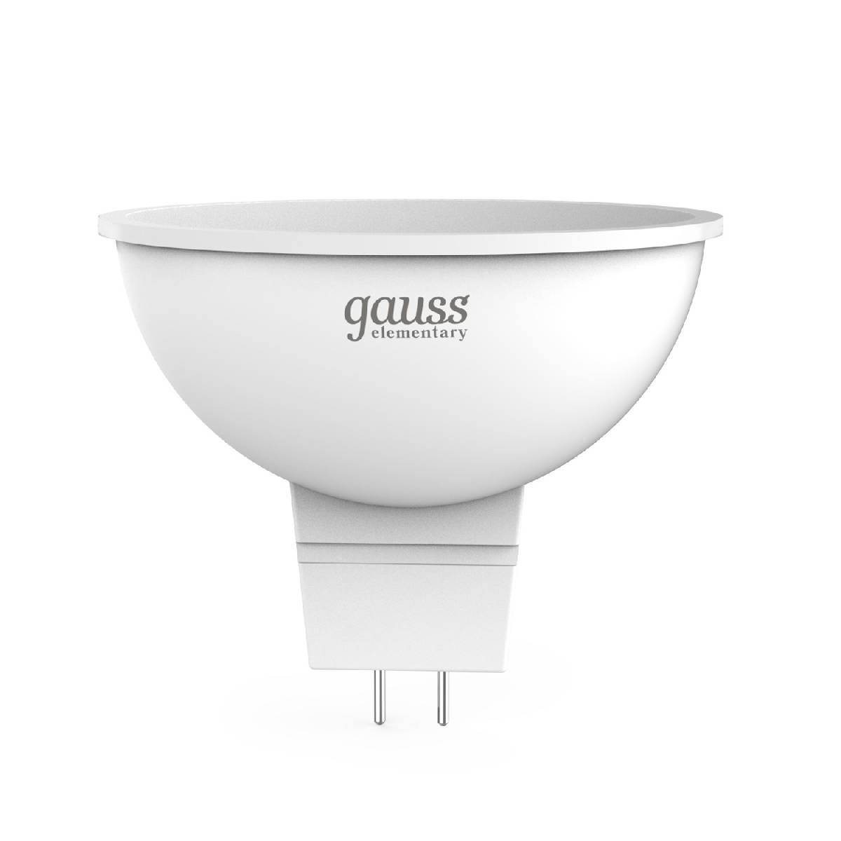 Лампа cветодиодная Gauss GU5.3 5.5W 4100K матовая 13526