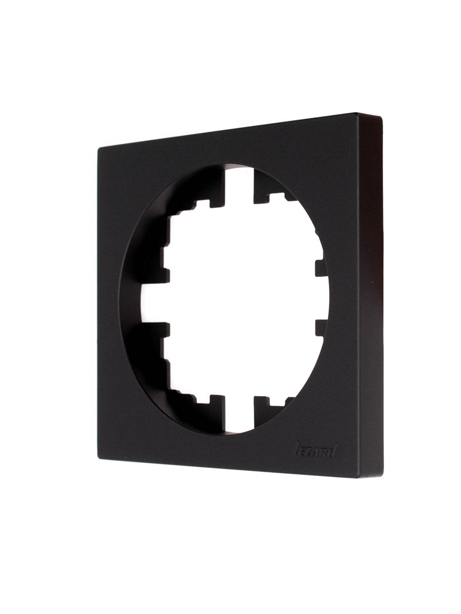 Рамка 1-ая б/вст чёрный бархат Lezard Osen 743-4200-146