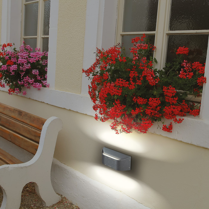 Уличный настенный светодиодный светильник Novotech Kaimas 357409