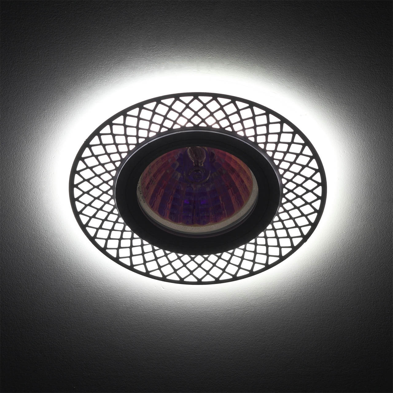 Встраиваемый светильник ЭРА DK LD42 WH/BK Б0037381