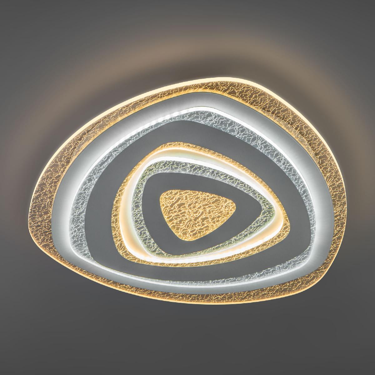 Потолочный светодиодный светильник Eurosvet Freeze 90208/1 белый