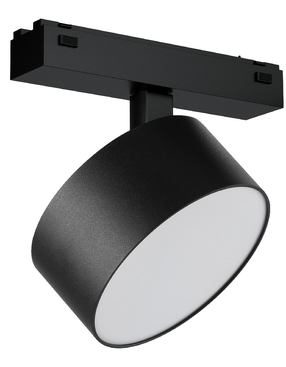 Трековый магнитный светильник iLedex Vision 4825-047-D120-15W-110DG-3000K-BK