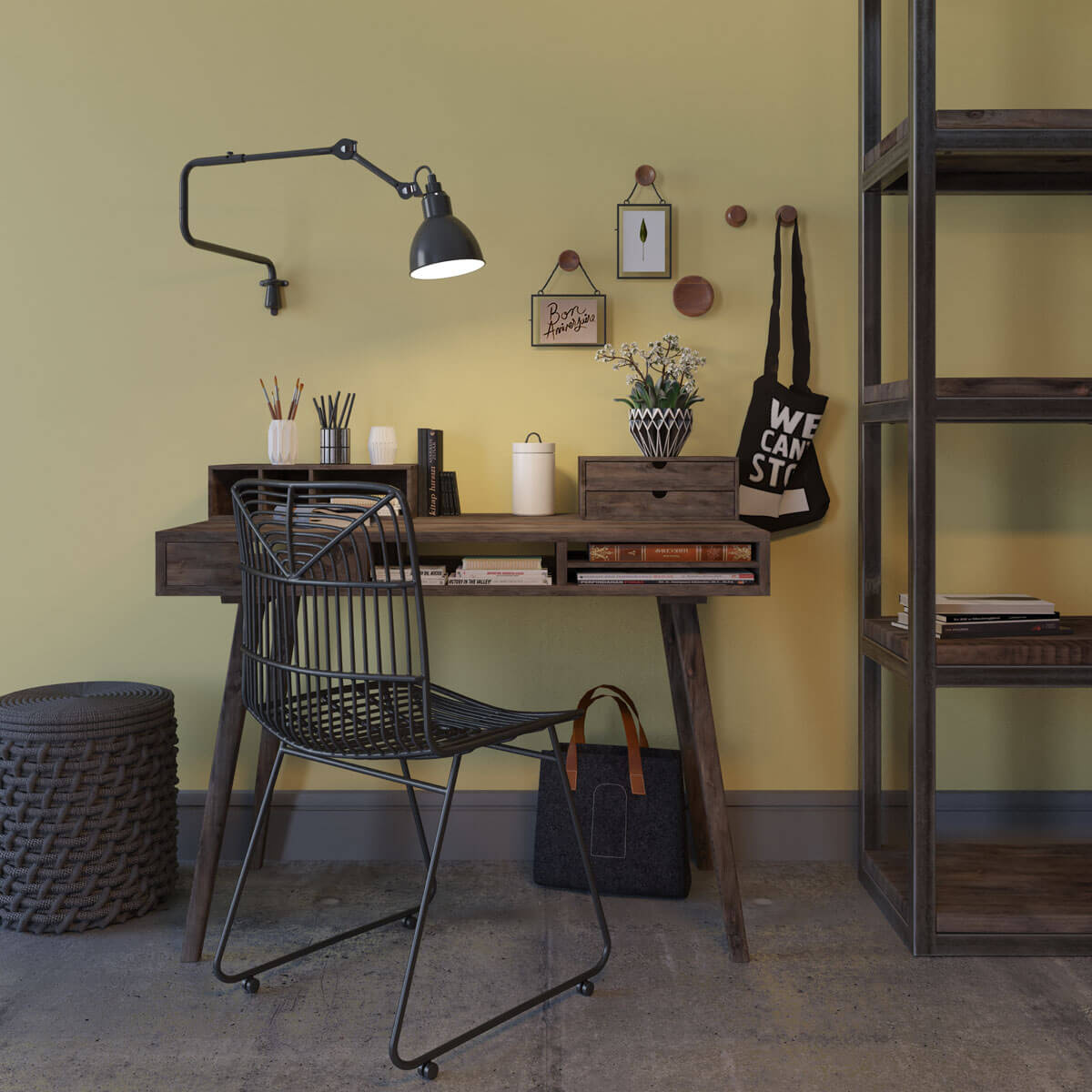 Настольная лампа Odeon Light Arta 4125/1WB