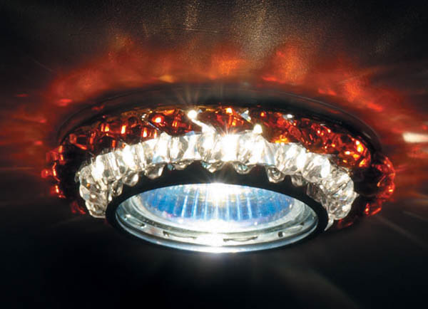 Встраиваемый светильник Donolux Downlight DL062.02.1/7 crystal/topaz