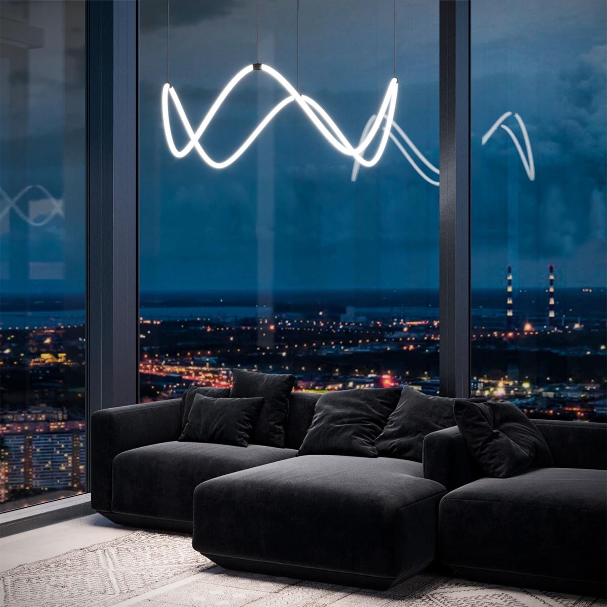 Подвесной светильник Eurosvet Full light 90288/1 черный a061898