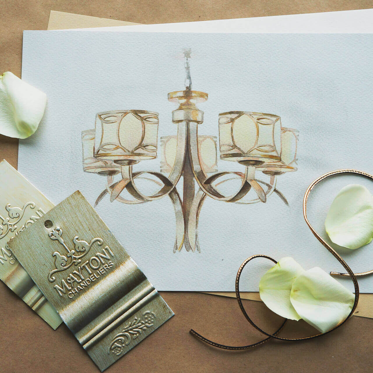 Подвесная люстра Maytoni Fibi H310-05-G в Москве