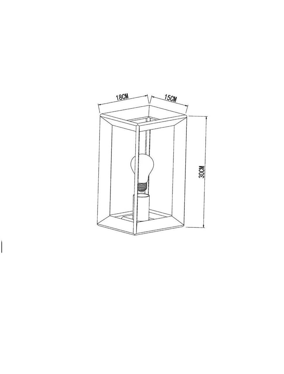 Настенный светильник Lucide Thor 73202/01/18