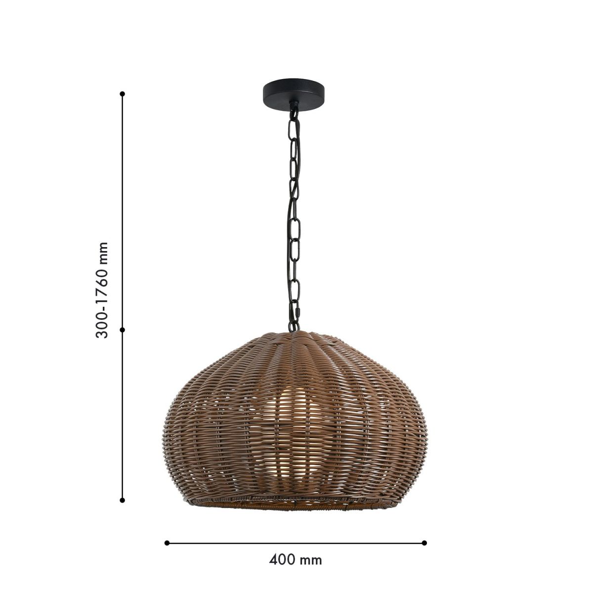 Подвесной светильник на натяжной потолок Favourite Wicker 4883-1P