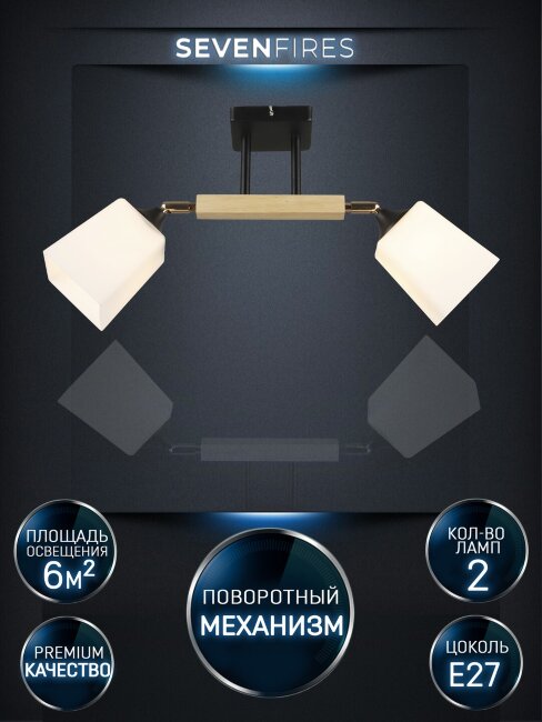 Потолочная люстра Wedo Light Lion WD3508/2C-BK-WT