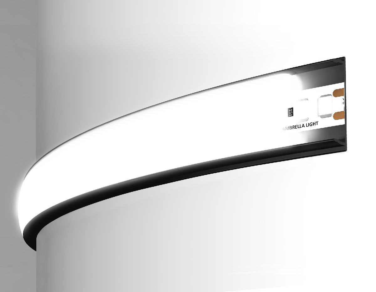 Алюминиевый накладной профиль Ambrella Light Alum Profile GP1600BK