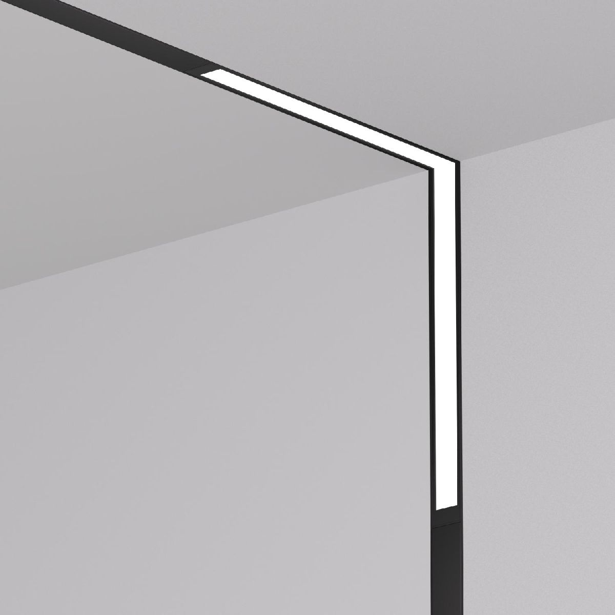 Трековый однофазный светильник Denkirs Smart Linear DK8015-BK