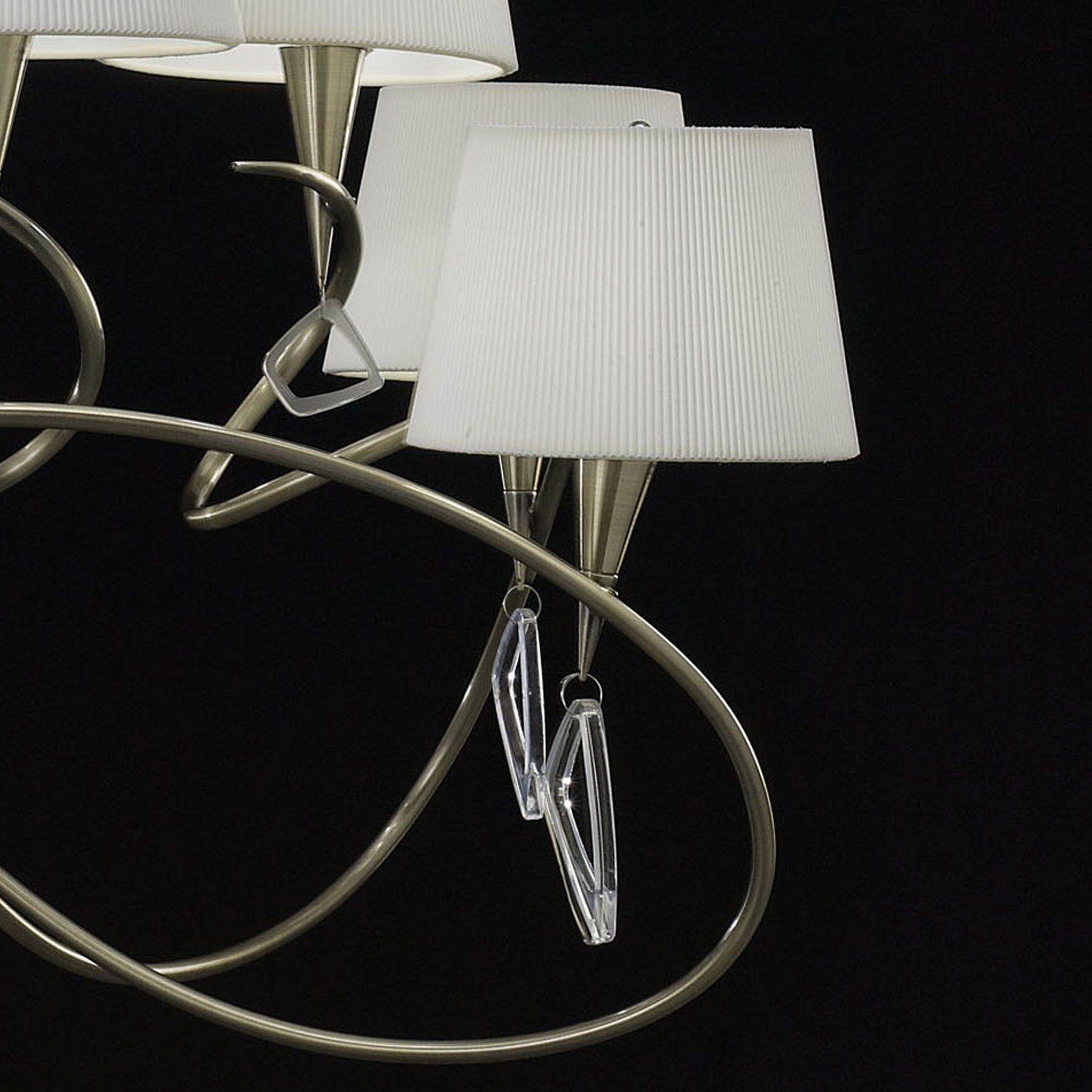 Подвесная люстра Mantra Mara Antique Brass 1634