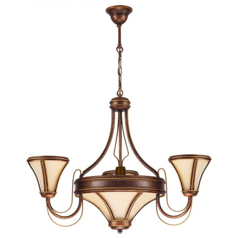 Подвесная люстра Kemar Tanaja T/3 Brown