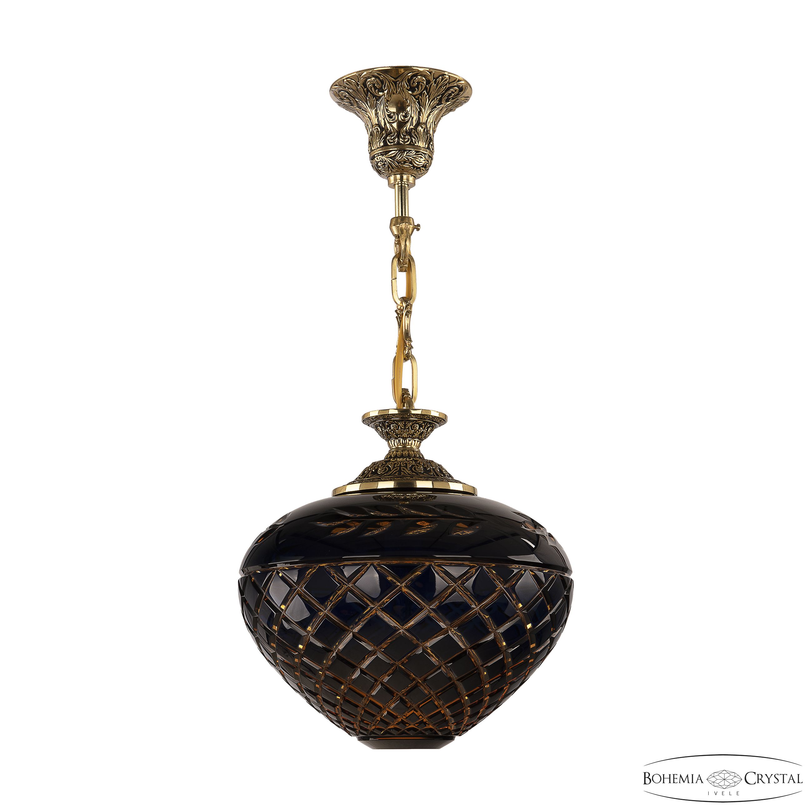 Подвесной светильник Bohemia Ivele Crystal 7003P/23 GB Amber-Blue/H-1B