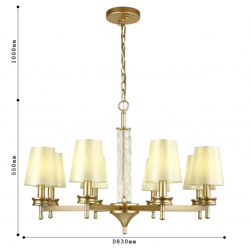 Подвесная люстра F-Promo Hefestos 2945-8P