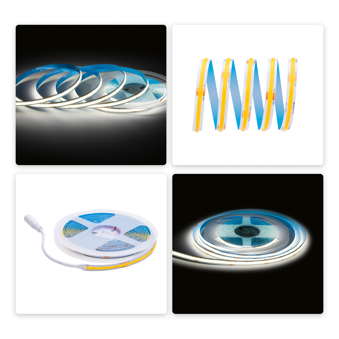 Светодиодная лента Apeyron 24В COB 12Вт/м 4000К 5м IP20 00-382