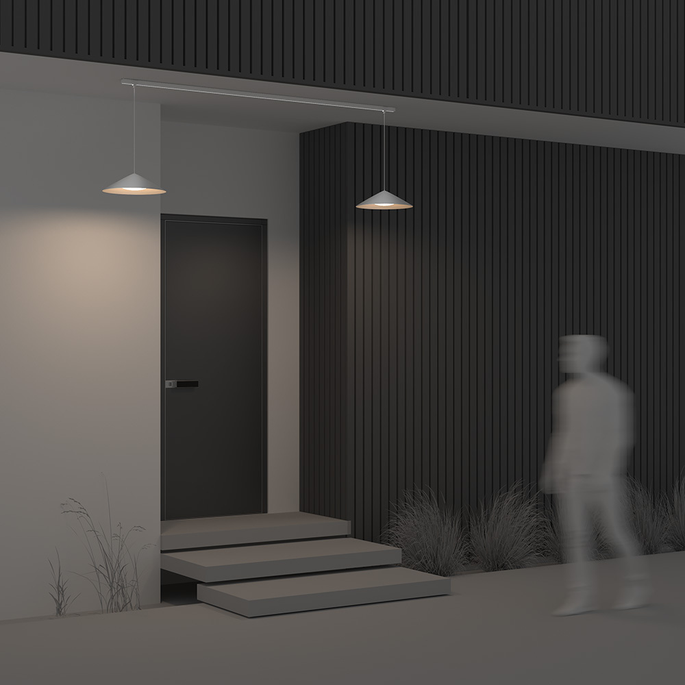 Уличный трековый светильник Maytoni Campana Elasity IP O-TR01-1-P-12WW3K