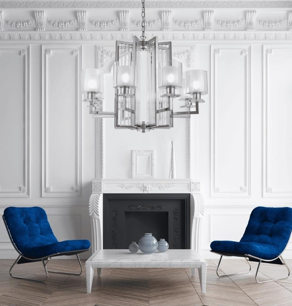 Подвесная люстра Lumina Deco Manhattan LDP 8012-8 CHR