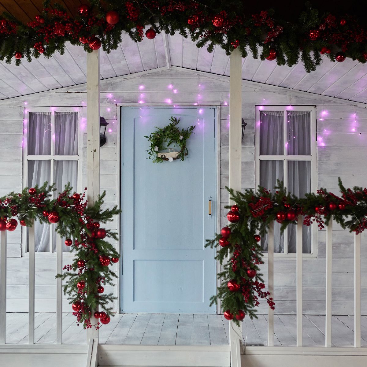 Уличная гирлянда Uniel ULD-B12006-195/TTK PINK IP44 UL-00010881