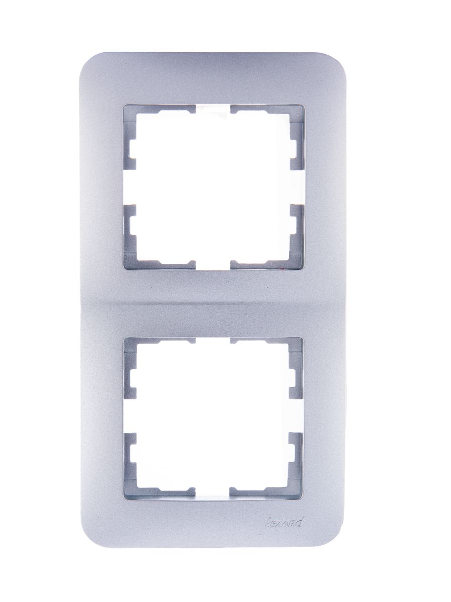 Рамка 2-местная вертикальная Lezard Karina Life 708-3000-152