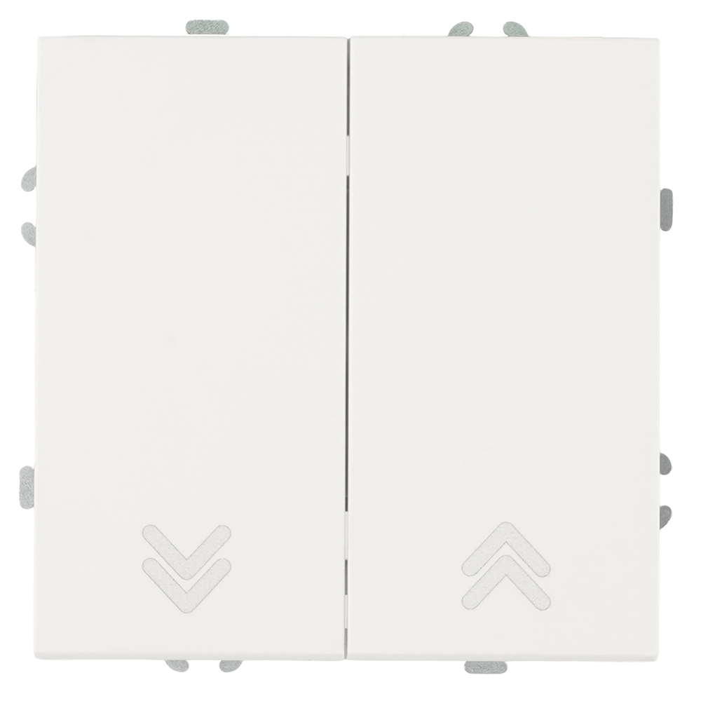 Выключатель двухклавишный Stekker Эмили RSW10-5116-01 белый фарфор soft touch 50822