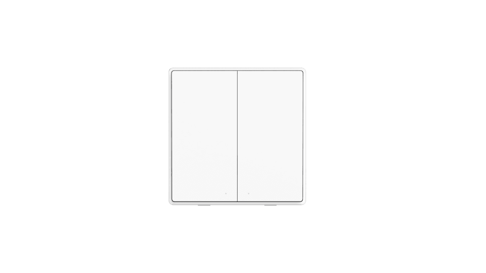 Выключатель настенный (две клавиши) Aqara Wall Switch (No Neutral, Double Rocker) QBKG03LM