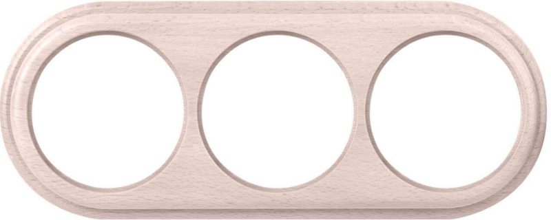 Рамка Werkel Legend на 3 поста беленый дуб WL15-frame-03 4690389116964