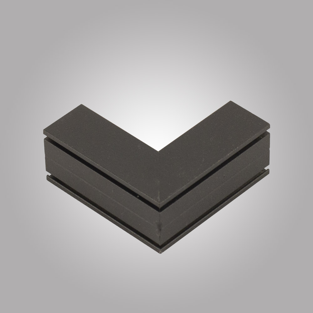 Угловой внутренний коннектор для накладного магнитного шинопровода AM Group Magnet AM504 BK