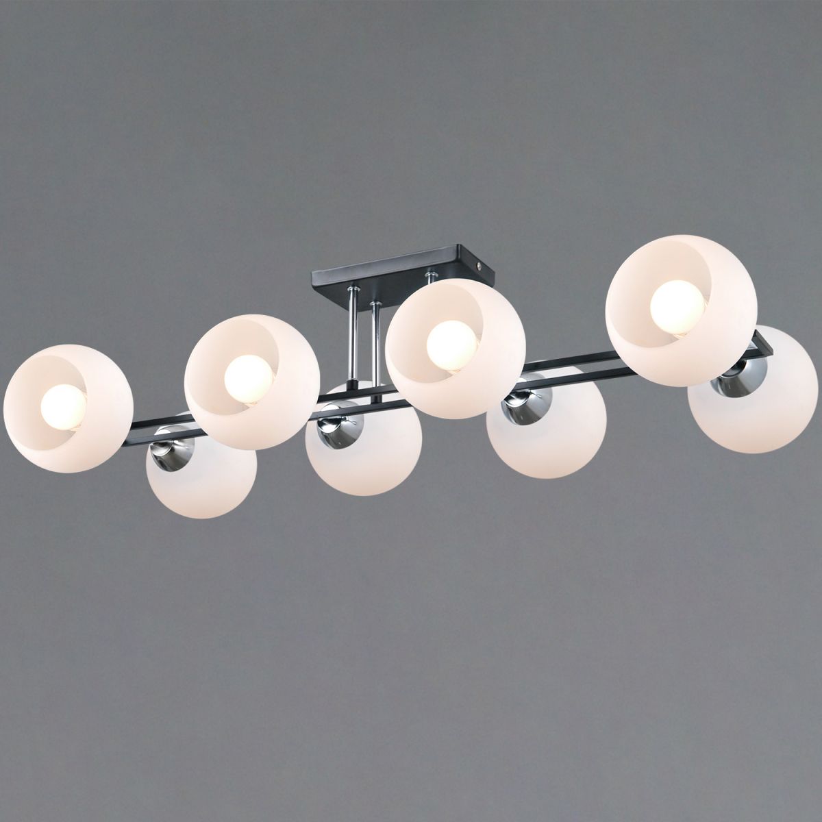 Потолочная люстра Illumico IL0791-8CSQ-25 BK CR TRENTO