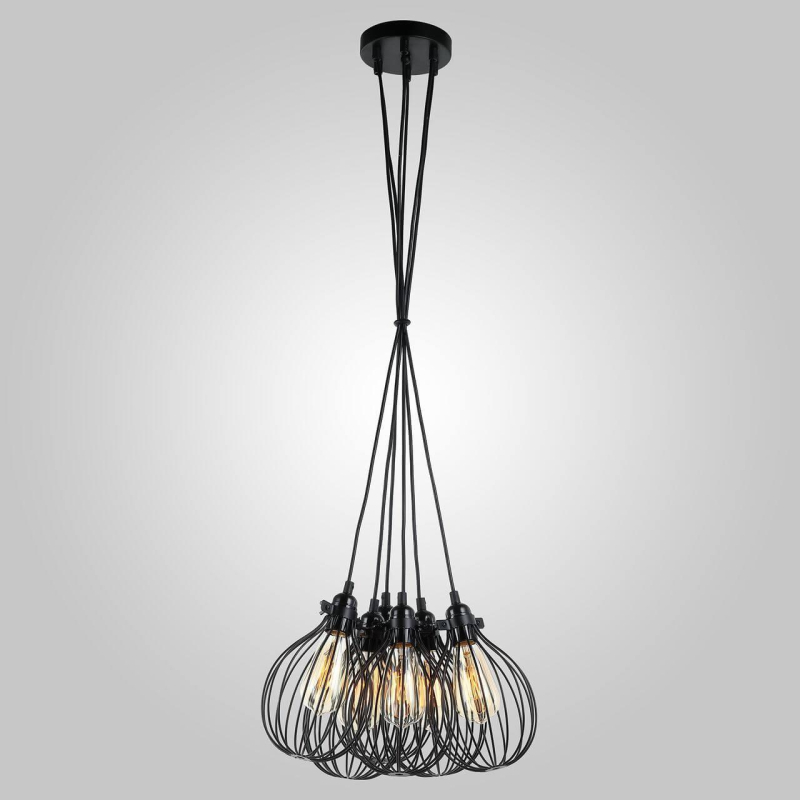 Подвесная люстра Eurosvet Moll 50059/6 черный