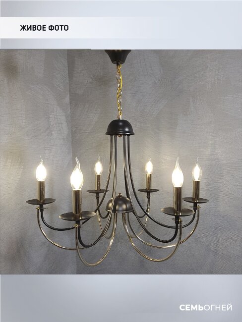 Подвесная люстра Wedo Light Kali WD3540/6H-CF-FGD-CL