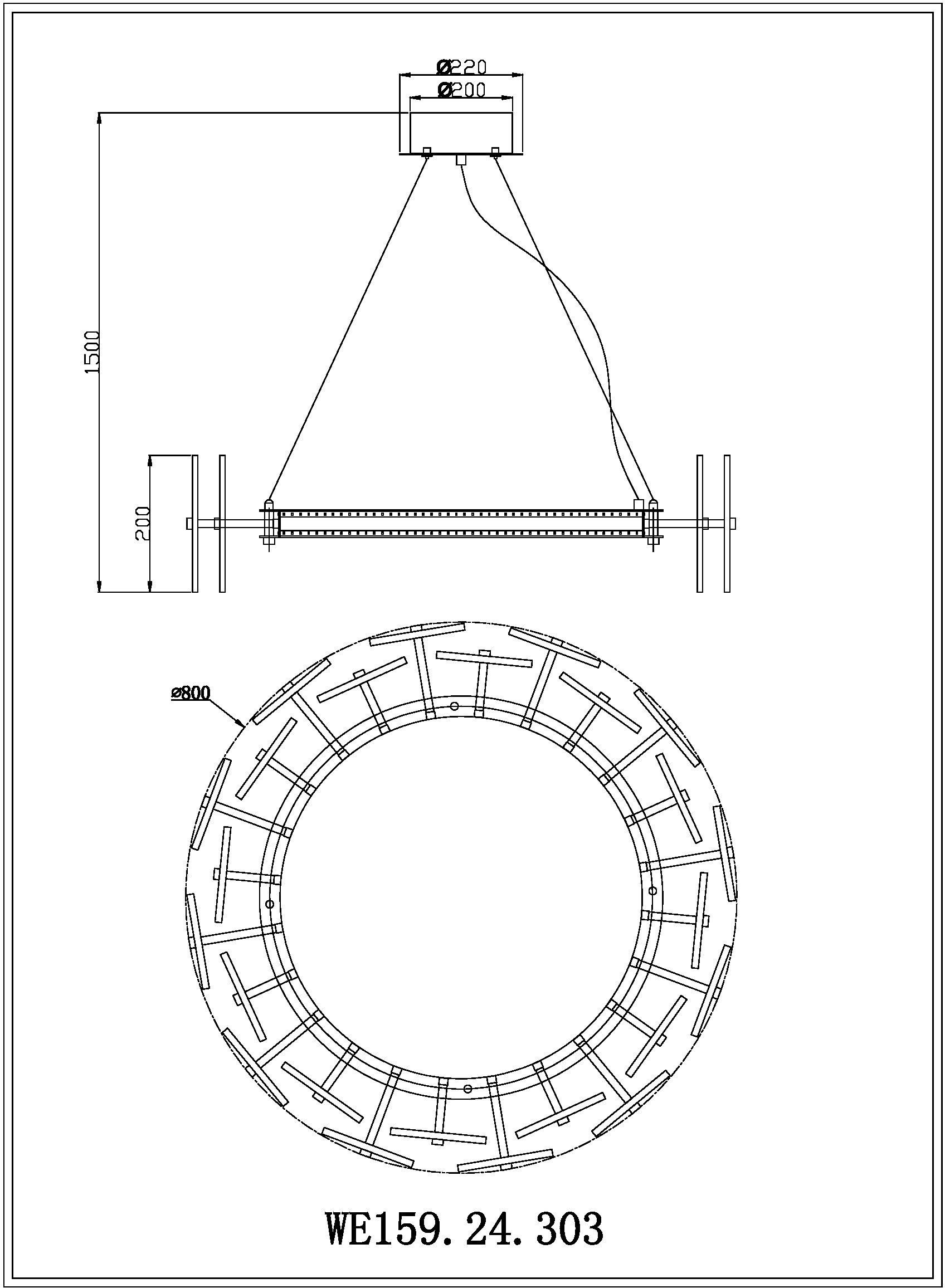 Подвесная люстра Wertmark Nicola WE159.24.303