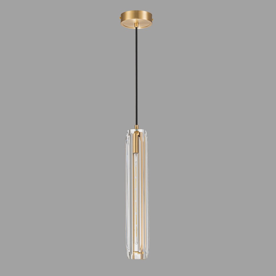 Подвесной светильник Belfast Gibson 6133-1 BR CL